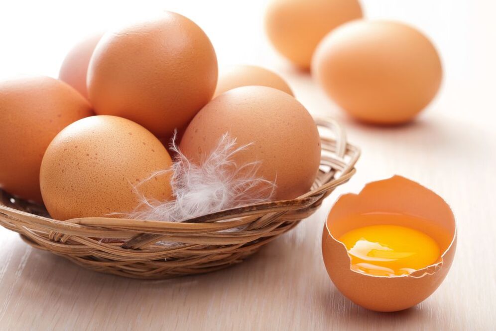 huevos de gallina para aumentar la potencia